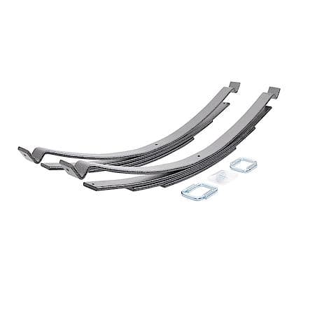 Leaf Spring Design, Rear Upper, 3500 Lb Load Capacity, Steel, With Springs Only