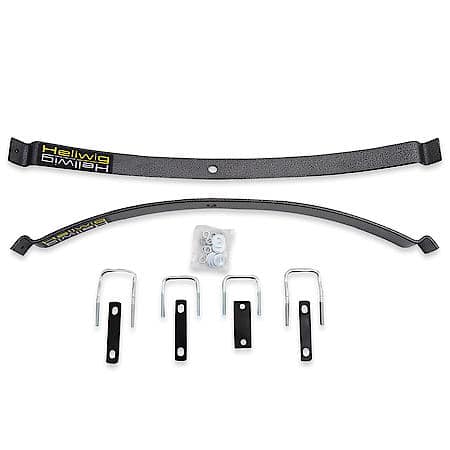 Helper Spring Kit, Leaf Spring Design, Top Of Factory Leaf, 2000 Lb, Steel