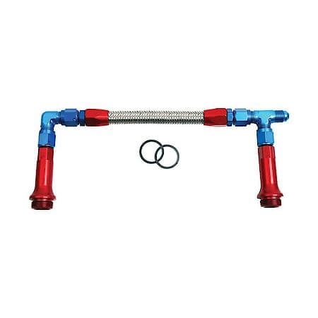 Used With Holley Dominator Dual Feed 4500 Series Carburetor, Red/ Blue