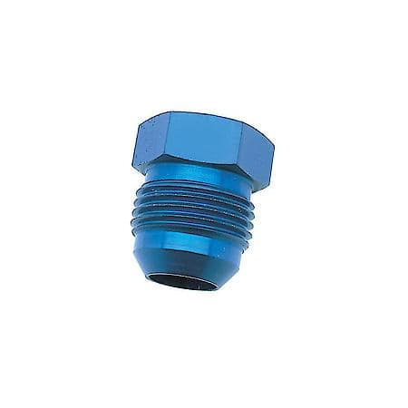 Flare Plug, -10An, Anodized, Black, Aluminum, Single