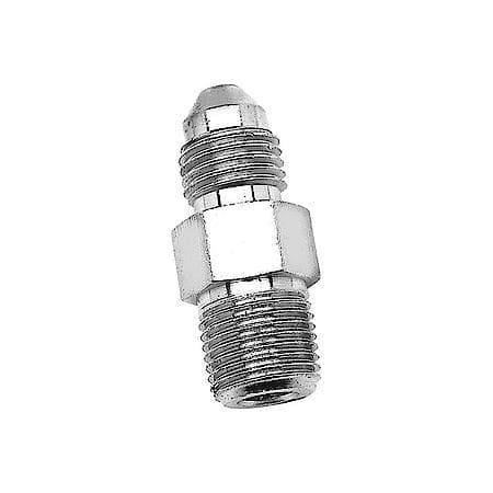 Straight, -3An X 1/8 Nptf, Plated, Steel, Single