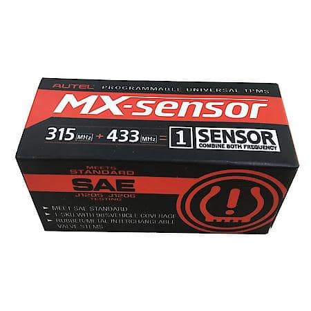 Adjustable Angle Programmable Universal TPMS Sensor - Metal, Dual Frequency