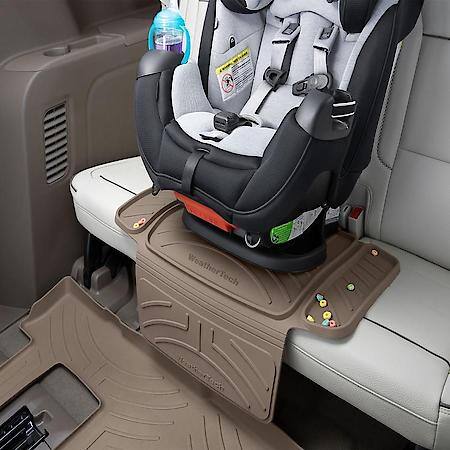 Protects Your Vehicle Seats From Child Car Seats, 27.5"W x 26" D, Tan, Single