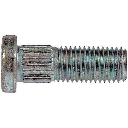 M10-1.25 Serrated Wheel Stud - 10.24 Knurl, 29mm Length