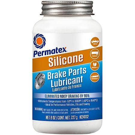High-Performance Silicone Brake Lubricant for Quiet & Smooth Braking , 8 oz.