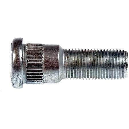 Serrated Wheel Stud - 1/2-20, .640" Knurl, 1-5/8" Length