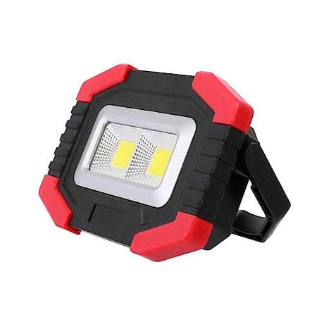 500 Lumens COB Worklight, with LED Flashlight