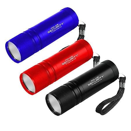 Radar COB Flashlights, 120 Lumen, 3-Pack