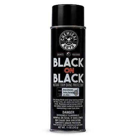 Black on Black Instant Shine Interior & Exterior Spray Dressing, 11 oz.