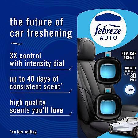 Auto Vent Clip Air Freshener, New Car, 2 Pack