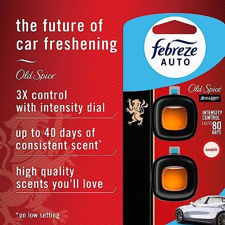 Auto Vent Clip Air Freshener, Old Spice Swagger 2ct.