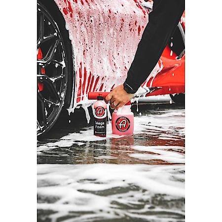 Mega Foam Car Shampoo : pH Neutral, Concentrated, Maximum Suds, 16 oz.