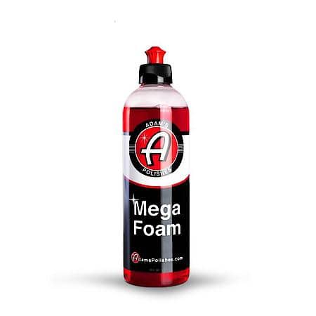 Mega Foam Car Shampoo : pH Neutral, Concentrated, Maximum Suds, 16 oz.