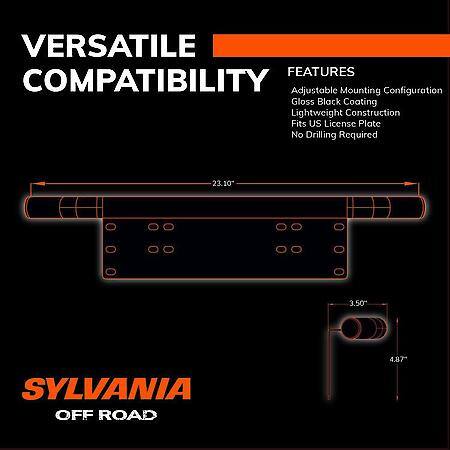 Off Road Universal License Plate Bracket, Easy Installation