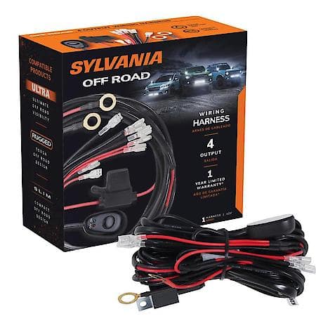 Off Road Universal 4 Output LED Wiring Harness, 9.75 feet