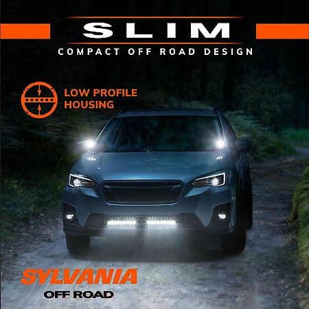 Slim Off Road 10 Inch LED Light Bar, Spot Beam, Compact Design