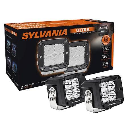 Ultra Off Road 3 Inch LED Pod Cube, Spot Beam, Ultimate Visibility