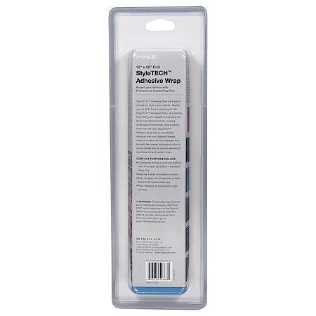 12" x 36" TYPE S Pro-Grade Adhesive Wrap, UV-Coated, Anthracite Carbon Fiber