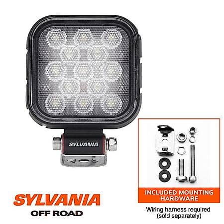 Rugged Off Road 4 Inch LED Pod Cube, Flood Beam, IP69K Waterproof Rating
