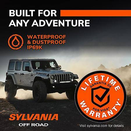 Rugged Off Road 4 Inch LED Pod Round, Flood Beam, IP69K Waterproof Rating