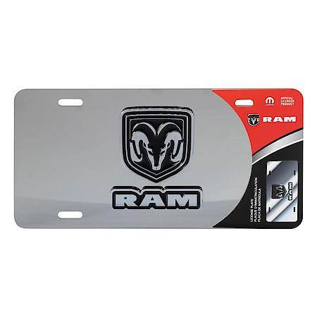 CHROMA RAM Stainless License Plate