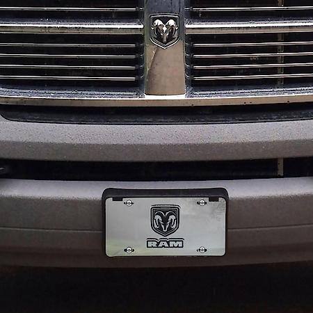 CHROMA RAM Stainless License Plate