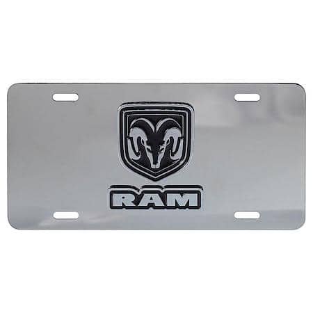 CHROMA RAM Stainless License Plate
