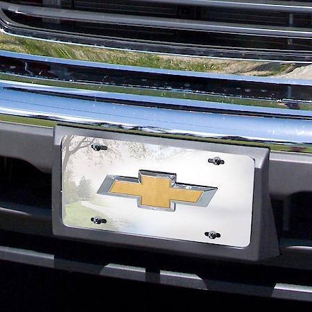 Chevrolet Stainless Steel License Plate