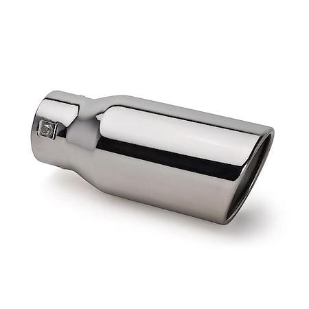 Stainless Steel Exhaust Tip: Universal, 2.875" ID x 3.875" OD x 9" L