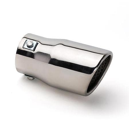 Stainless Steel Exhaust Tip: Universal, 2.375" ID x 3" OD x 5.25" L
