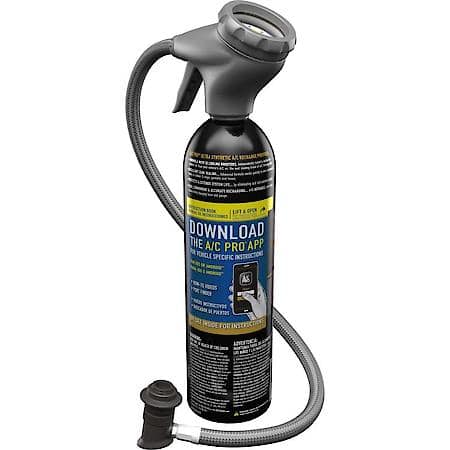 R-134a Refrigerant Kit: Includes Reusable Hose with Gauge, Seals Leaks & Extends A/C Life, 18 oz.