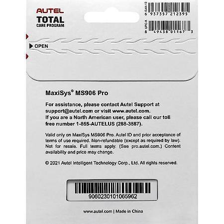 Total Care (TCP) for MS906PRO