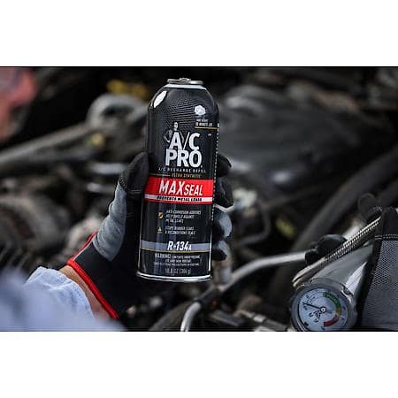 Max Seal R-134a Refrigerant: With A/C Leak Sealer, Shields Against Metal Leaks, 10.8 oz.