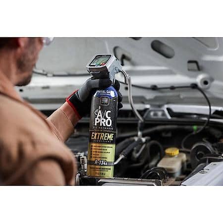 R-134a Refrigerant Kit: Includes Hose with Digital Gauge, For Extreme Conditions, 10.8 oz.