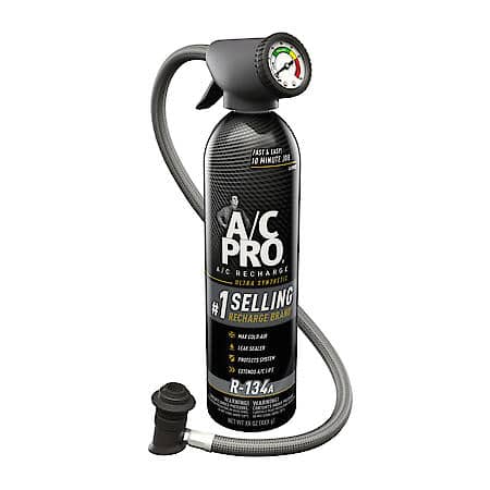 R-134a Refrigerant Kit: Includes Hose W/ Gauge, Seals Leaks & Extends A/C Life, 18 oz., CA Compliant