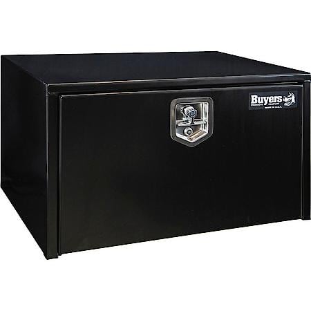 18x18x30 Inch Black Steel Underbody Truck Box