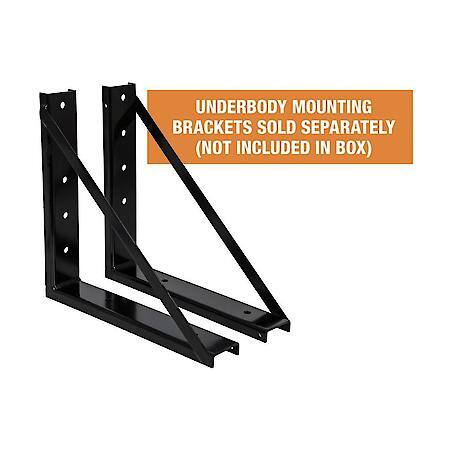 18x18x24 Inch Black Steel Underbody Truck Box