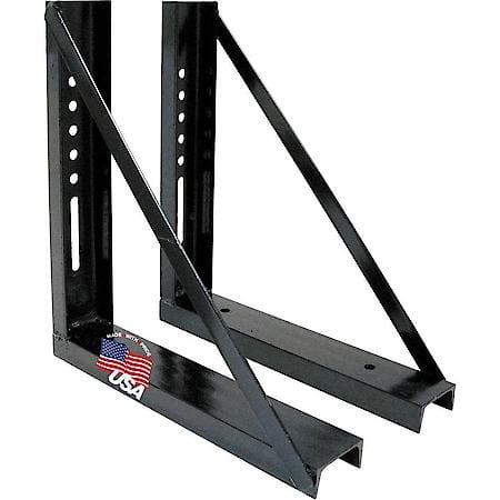 18x18 Inch Welded Black Structural Steel Mounting Brackets