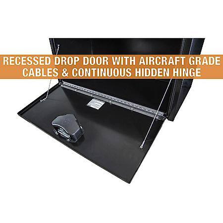 14x12x18 Inch Black Steel Underbody Truck Box
