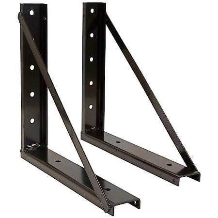 18x18 Inch Welded Black Formed Steel Mounting Brackets