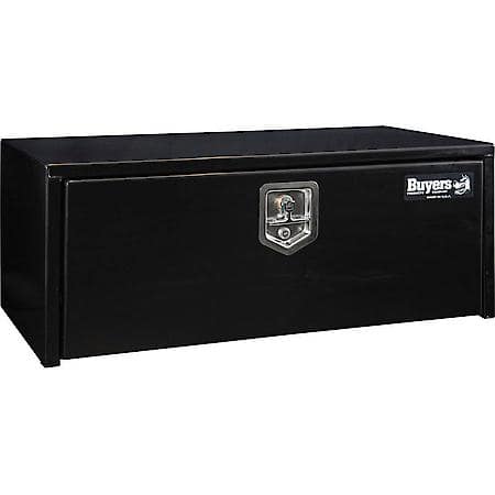 14x16x36 Inch Black Steel Underbody Truck Box