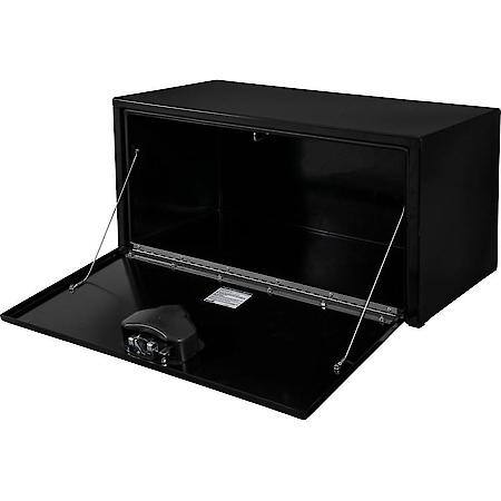 14x16x24 Inch Black Steel Underbody Truck Box With Paddle Latch
