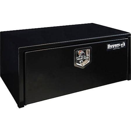 14x16x30 Inch Black Steel Underbody Truck Box