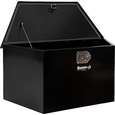 35 Inch Wide Gloss Black Steel Trailer Tongue Truck Box
