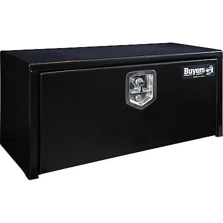 14x12x30 Inch Black Steel Underbody Truck Box with T-Handle