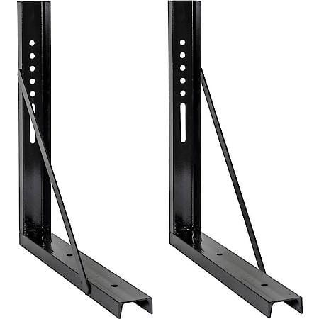 24x24 Inch Welded Black Structural Steel Mounting Brackets