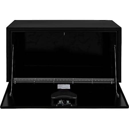 18x18x36 Inch Black Steel Underbody Truck Box With Paddle Latch