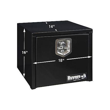 16x14x18 Inch Black Steel Underbody Truck Box