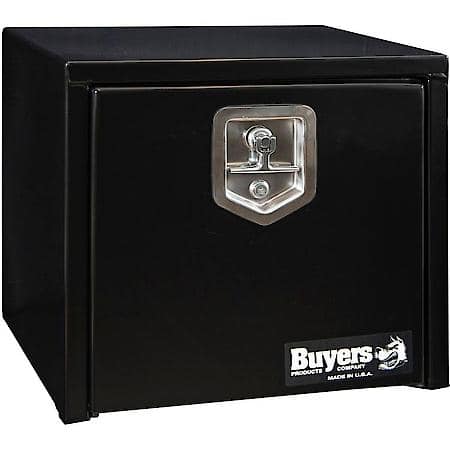 16x14x18 Inch Black Steel Underbody Truck Box