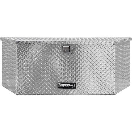 49 Inch Wide Diamond Tread Aluminum Trailer Tongue Truck Box